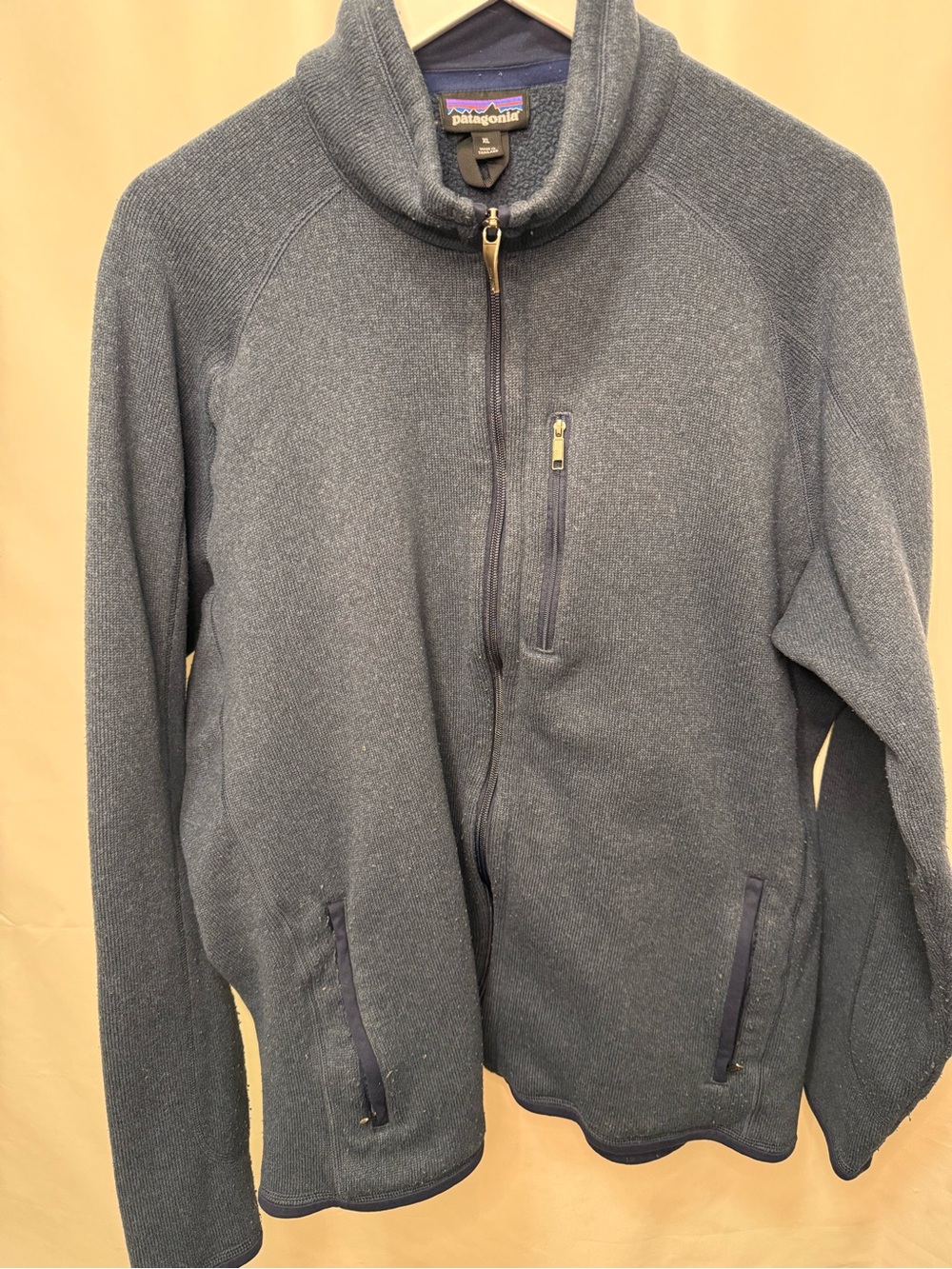 Patagonia Men’s Full-Zip Fleece Jacket - Slate Blue XL